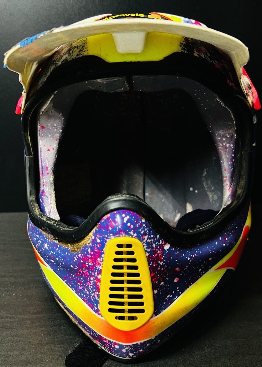 Bell♡ Ezra Yogi Lusk #17 Bell Helmet Custom SND TLD 1994 94 Supercross