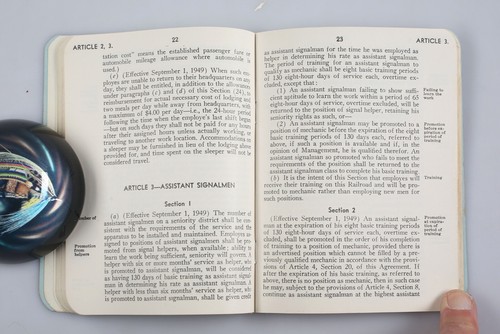 1970 Labor Agreement Pennsylvania Baltimore & Eastern Railroad Co with Signalmen - Picture 5 of 6