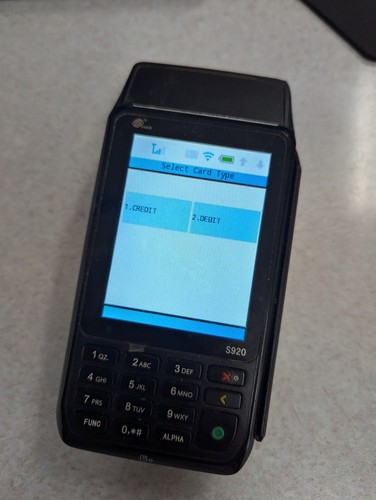 PAX S920 Mobile POS Credit Card Terminal Bluetooth Wireless Wifi - Picture 4 of 6