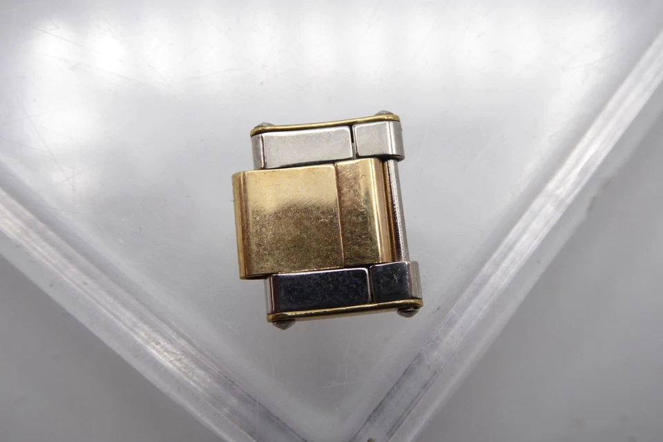 Rolex Remache Eslabón Dos Tonos Placa 7205 Pulsera 19mm Foto 4 de 4