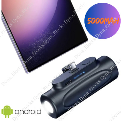5000mAh Portable Type C Charger For iPhone 15 16 Android Mini Power Bank Battery