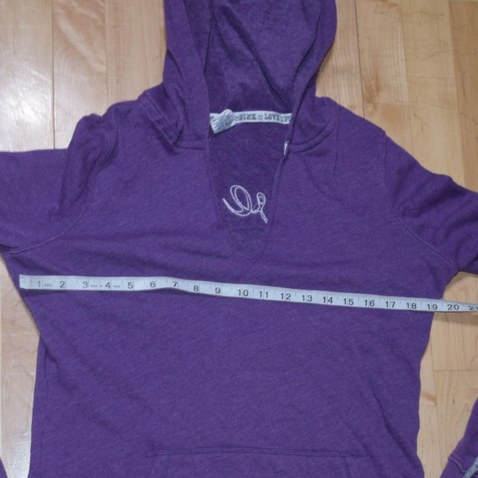 UNDERCOVER Felpa con cappuccio VICTORIA'S SECRET PINK donna taglia S