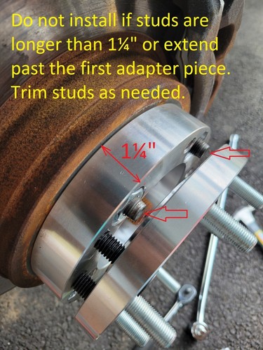 2 PCs 2" WHEEL SPACER ADAPTERS 6X135 to 5X5.5 | 6 LUG TO 5 LUG | F150 MARK LT - Picture 12 of 12
