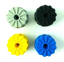 Lego® 2 x Räder Raumfahrt Blacktron  Mond Space Kunststoff Reifen 2593 35mm