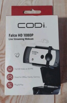 Codi Falco HD 1080P Webcam Live Streaming Web Camera Brand New Full HD A05020