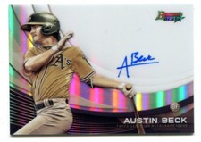 Austin Beck 2017 Bowman's Best Monochrome 59/125 Oakland 47408