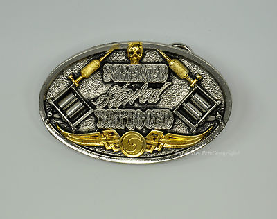 Tattoo Tätowierer Gürtelschnalle studio convention Buckle Tätowiermaschine *262