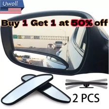 2 PCS Blind Spot Mirror for Cars Auto 360° Wide Angle Convex Rear Side View SUV