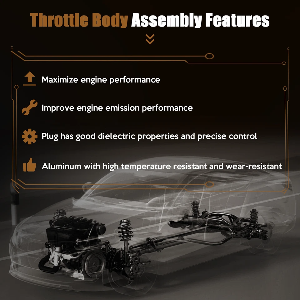 Cuerpo del acelerador compatible con Ford F-150 Lobo Mercury Mountaineer Premier 2009-2010 4,6 L Foto 3 de 4