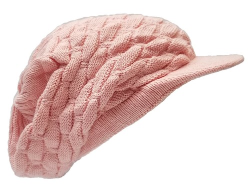 Pink Beret Tam Hat Rasta Hippie Slouch 
