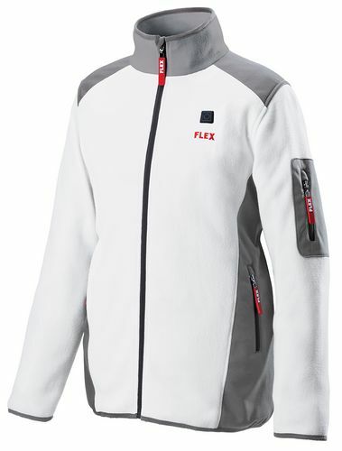 Flex Battery Heated Jacket Fleece TF White Lady - Picture 1 of 10