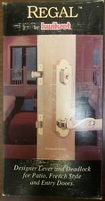 REGAL by KWIKSET NORMANDY DESIGN, DESIGNER LEVER AND DEADLOCK SET 