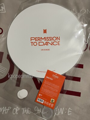 BTS V Kim Taehyung PERMISSION TO DANCE PICKET LAS VEGAS 2022 | eBay