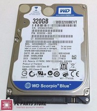 Western Digital 320 GB 2,5 WD3200BEVT-22A23T0 2061-771672-001 AE PER RICAMBI/RIPARAZIONE