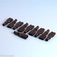 Quality Black 6.3mm PVC Female Connector Covers / Insulator 6.3mm Spade Terminal