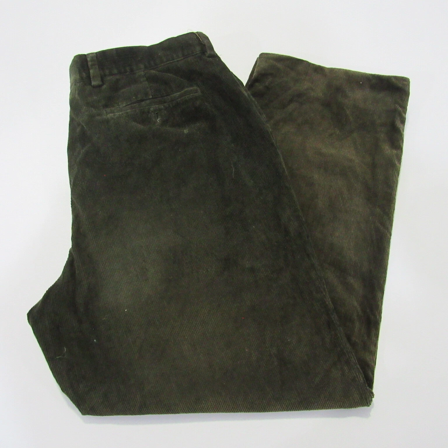 Burberry Pantaloni casual da uomo in velluto a coste elasticizzato gamba dritta W38 L29 REF (M18544)