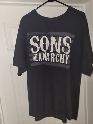 Authentic Sons of Anarchy SOA Samcro 2XL Double Sided Graphic Grim Reaper