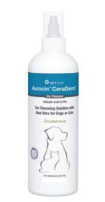 Aurocin CM Ear Cleanser Plus CeraDerm For Dog and Cats, 8oz | eBay