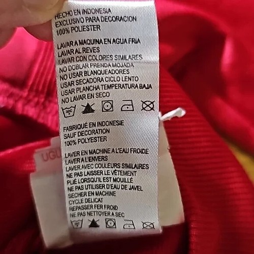 Nike Long Sleeve Full Zip Red Athletic Track Jacket wit Pockets Boy's Size 4 - Picture 12 of 12