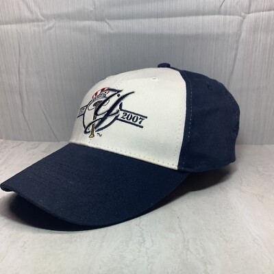 New York Yankees Hat Cap Strap Back Blue White MLB Baseball Stingy