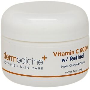 Dermedicine Vitamin C 6000 Mit Retinol Super Charged Creme 1oz Ebay