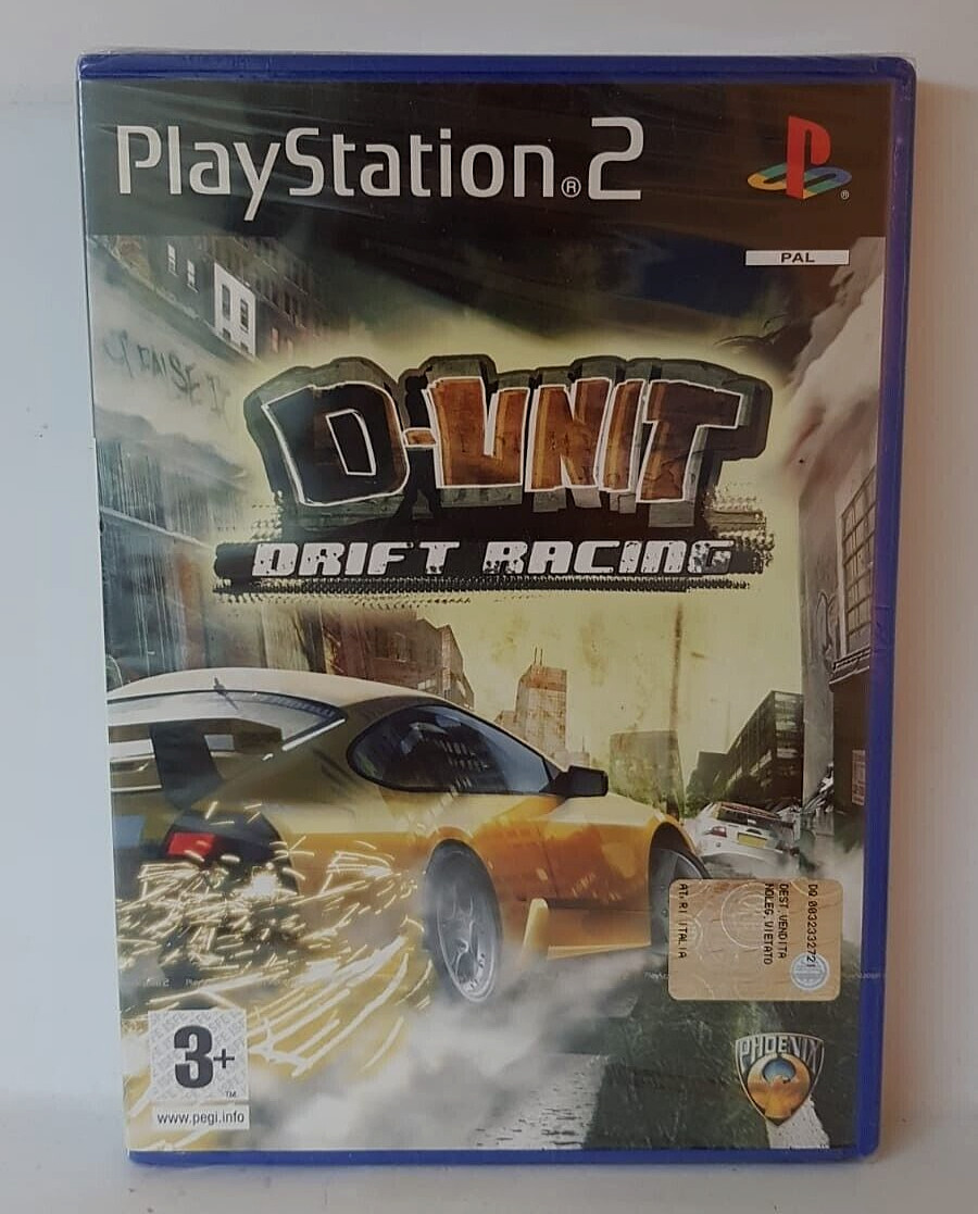 D-UNIT Drift Racing - Playstation 2 PS2 Scellé
