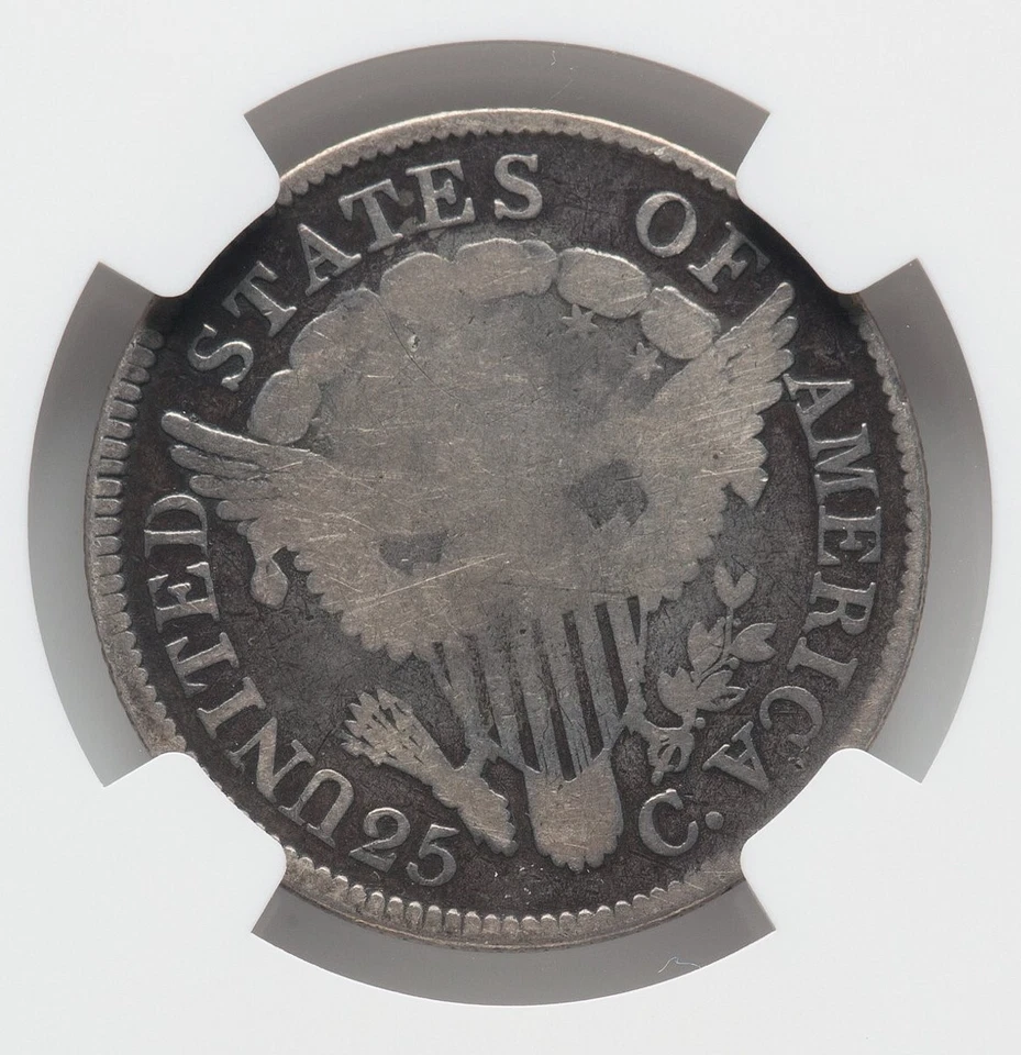 1806 Draped Bust Quarter - NGC AG Details - NICE HONEST WEAR - Image 4 of 4