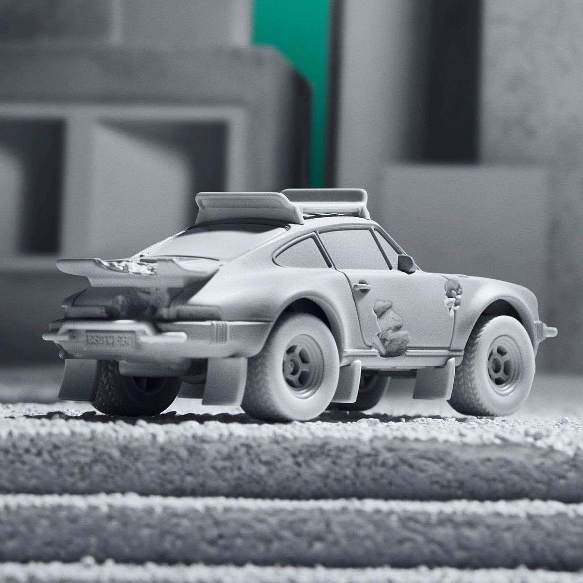 サイン入り Hot Wheels Daniel Arsham SAFARI Mattel Creations Hot Wheels x Daniel Arsham Eroded Porsche