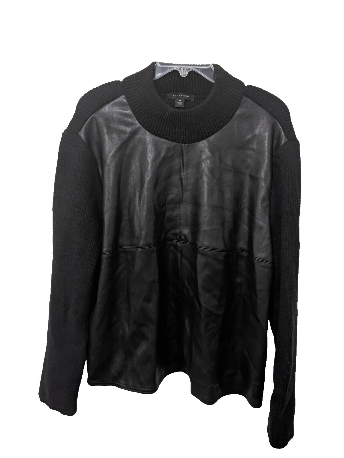 Ann Taylor Suéteres para mujer de cuero mujer