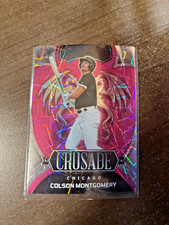 Colson Montgomery 2023 Panini Chronicles Crusade Pink Laser FOTL #17/17