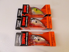 LOT OF 3 - RAPALA BALSA XTREME SERIES - BXBB-6 - (2-SILVER & 1-ROCK SOLID) - NIB