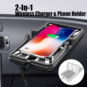 Wireless Car Phone Charger Charging Pad Mat Holder For iPhone Samsung Universal