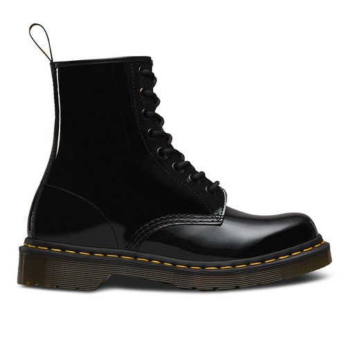 Dr.Martens 1460 Patent Lamper 8 Eyelet Black Patent Womens Boots | eBay