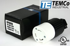 TEMCO NEMA L5-30C Female Plug 30A 125V Locking UL Listed for Generator RV Camper