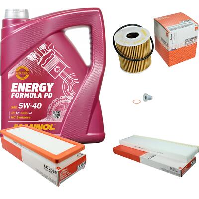 MAHLE Inspektionspaket 5 L MANNOL Formula 5W-40 für MINI Mini Roadster Cooper S