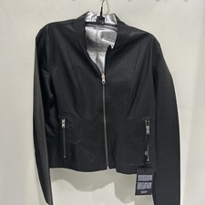 Lamarque Chapin Reversible Bomber Jacket Black/silver