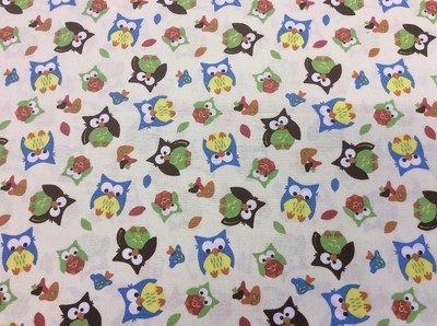 Springs Creative - CP47767 Bright Owl Allover - 100% Baumwolle - 1/4m