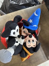 Disney 70th Anniversary Mickey Mouse Bean Bag Plush Set C3 2