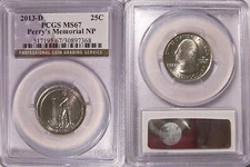 2013 D Perry's Memorial NP Quarter 25c PCGS MS67