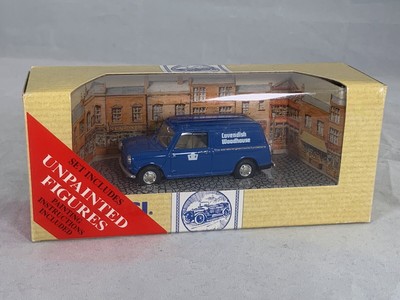Corgi: 97771, Morris Mini Van, Cavendish Woodhouse, inkl. unbemalter Figuren, 1995