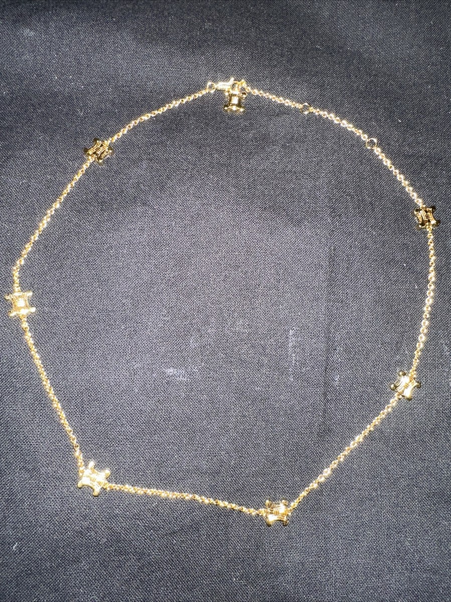 ネックレス・チョーカー CELINE San Onofre Triomphe Necklace SAN ONOFRE TRIOMPHE NECKLACE IN ONYX, RESIN PEARLS, STRASS