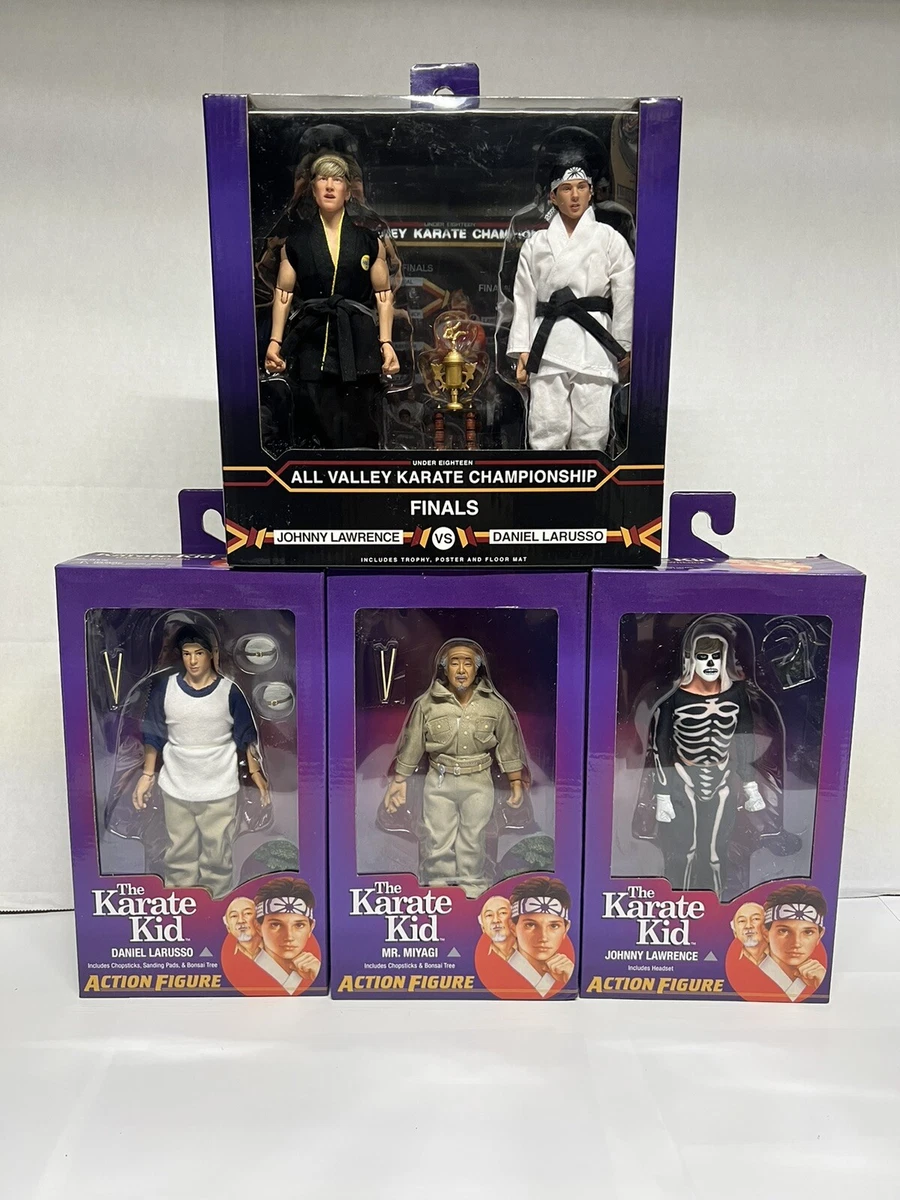 NECA Karate Kid Action Figures Lot 2 Pack Miyagi Johnny Lawrence