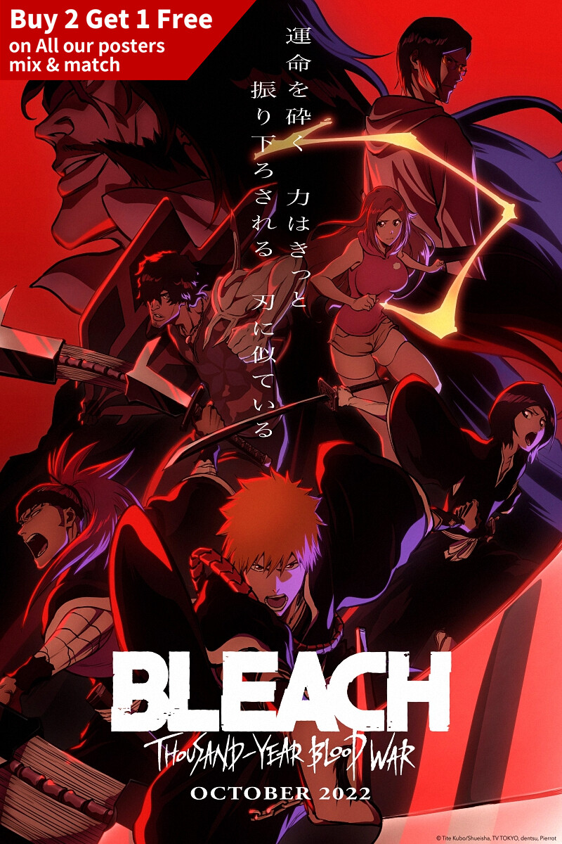 Bleach: Thousand-Year Blood War Anime Poster Art Silk Print