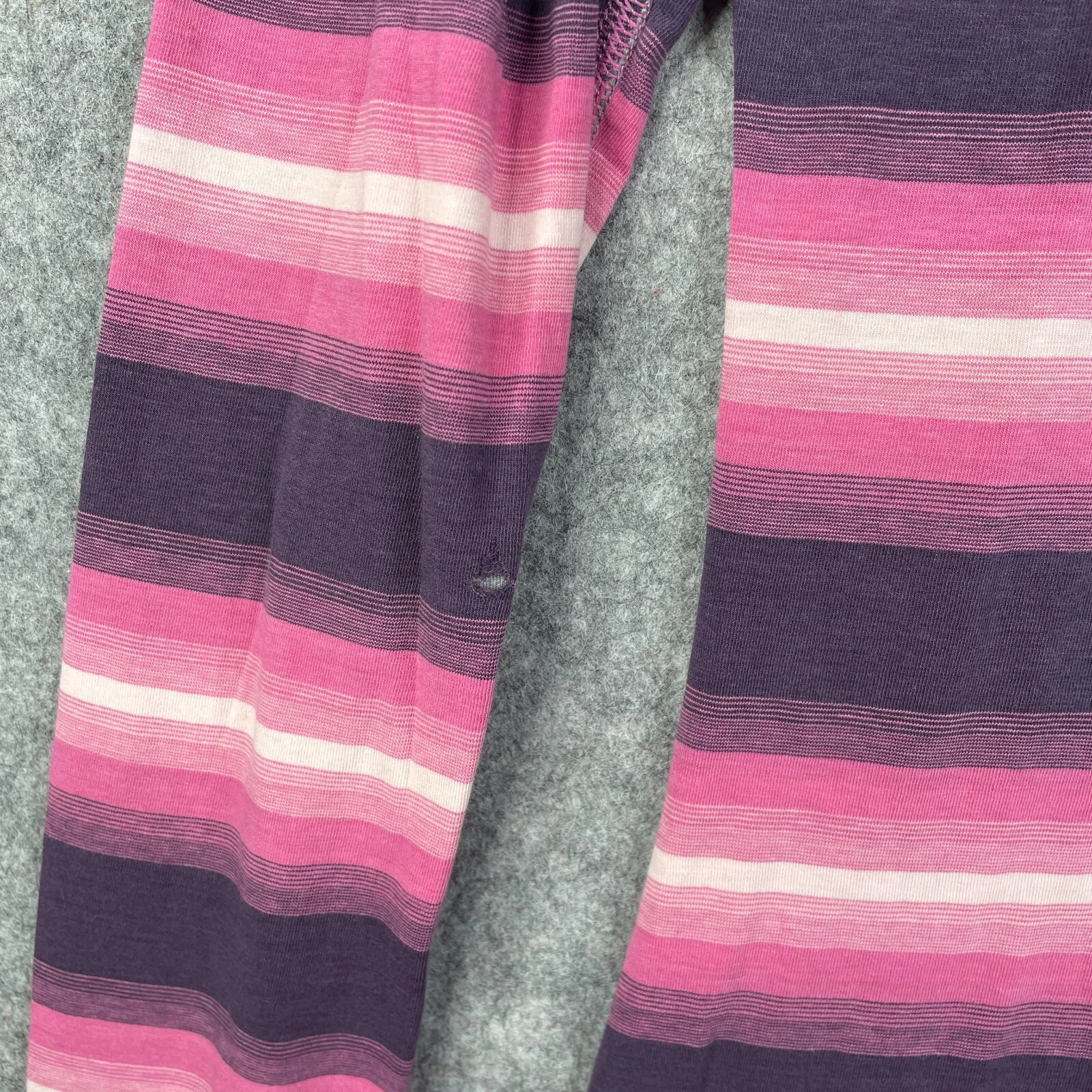 lululemon striped reversible long sleeve activewear shirt