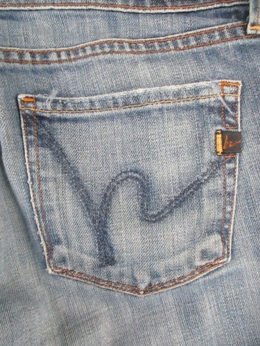 Citizens Of Humanity Jeans Womens 27 Blue Denim Bootcut AMBER High Rise 30x22 - Picture 8 of 19