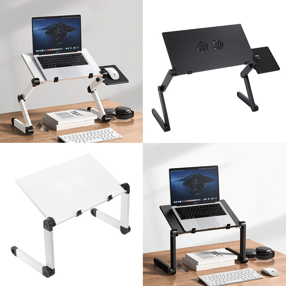 Cooling Laptop Stand Desk Table Adjustable Folding Computer Table