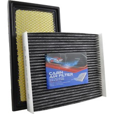 Carbon Cabin & Engine Air Filter Kit for Ford Fusion Lincoln Mkz 2010-2012 V6