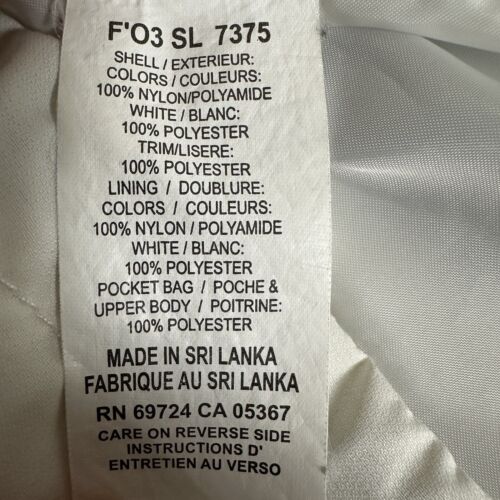 Columbia Giacca Donna S Bianco Core Interchange Nylon Full Zip Tasche Adulto - Foto 3 di 7