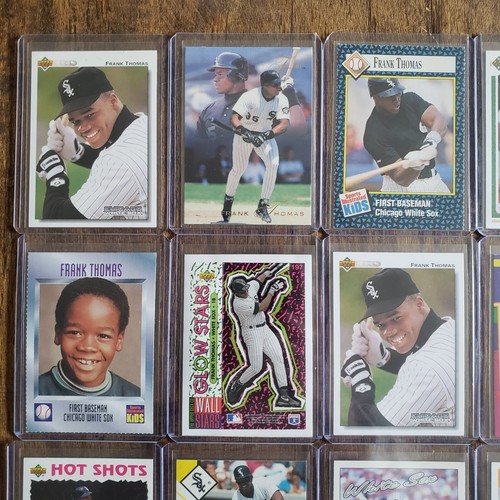Lot of 35 Frank Thomas Cards with Toploaders Bulk Rookie Insert Base LOOK - Picture 3 of 10