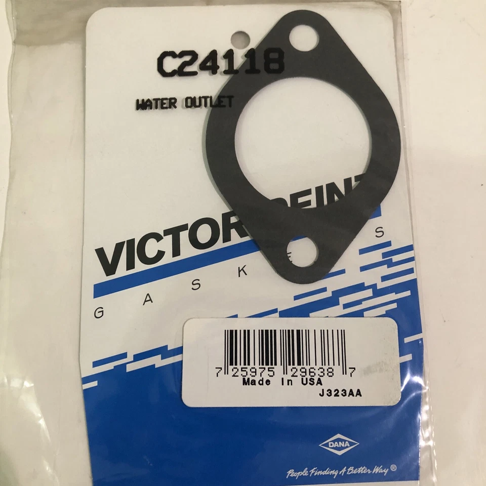 Junta de salida de refrigerante del motor Victor C24118 C-24118 24118 totalmente nueva Foto 3 de 3